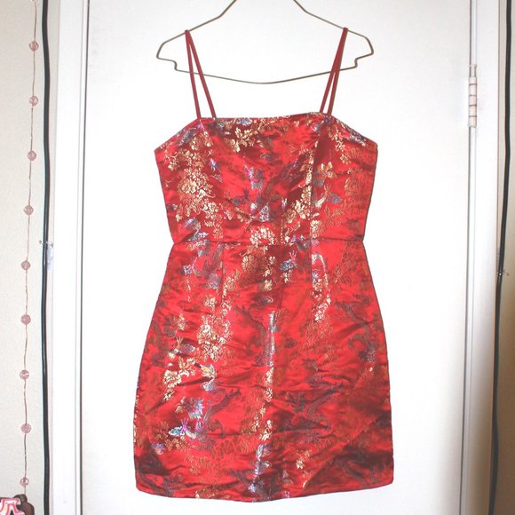 3 FOR $30: NWOT SHEIN Jacquard Floral Print Dress - Picture 1 of 10
